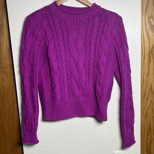 Purple knitted sweater by Banana Republic